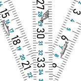 51 inch fish measuring tape sticker applied to boat with bold numbers visible